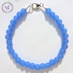 Classical Blue Chalcedony Healing Bracelet